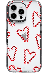 Candy Cane Hearts - Apple iPhone 16 Pro Max