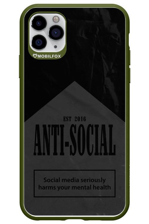 ANTI-SOCIAL (BLVCK) 2.0 - Apple iPhone 11 Pro Max