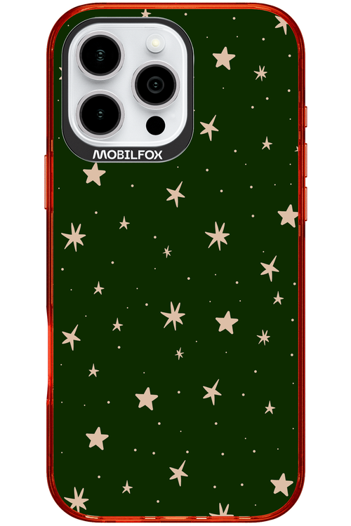 Forest Green Stars - Apple iPhone 16 Pro Max
