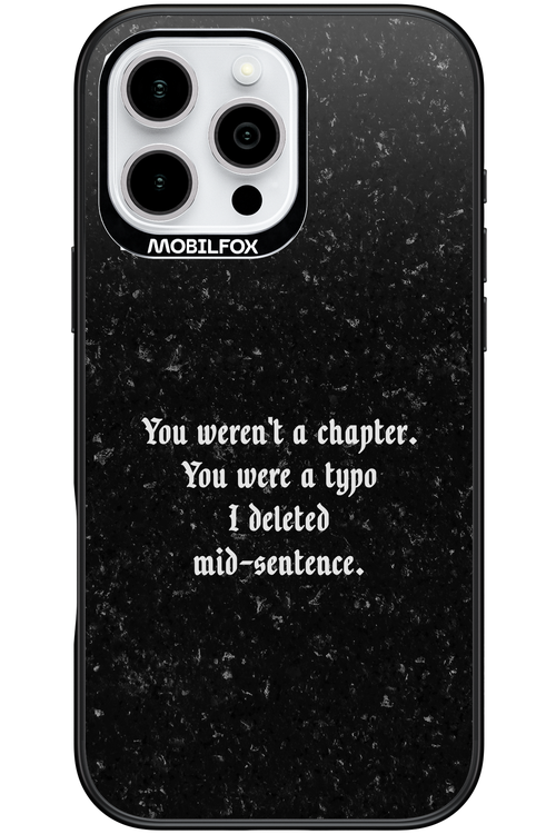 A Typo - Apple iPhone 16 Pro Max