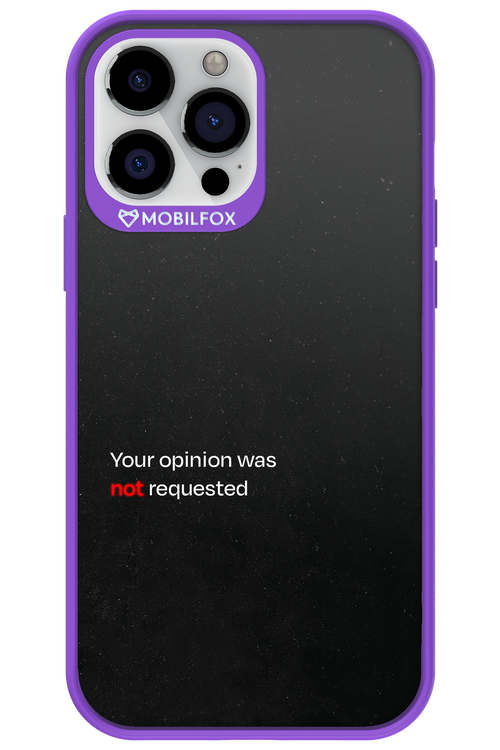 Not Requested 2.0 - Apple iPhone 13 Pro Max