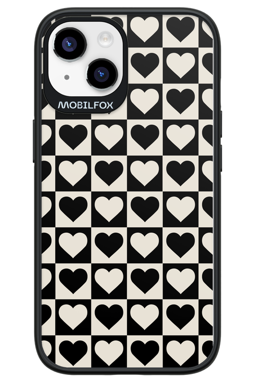 Checkered Heart - Apple iPhone 14