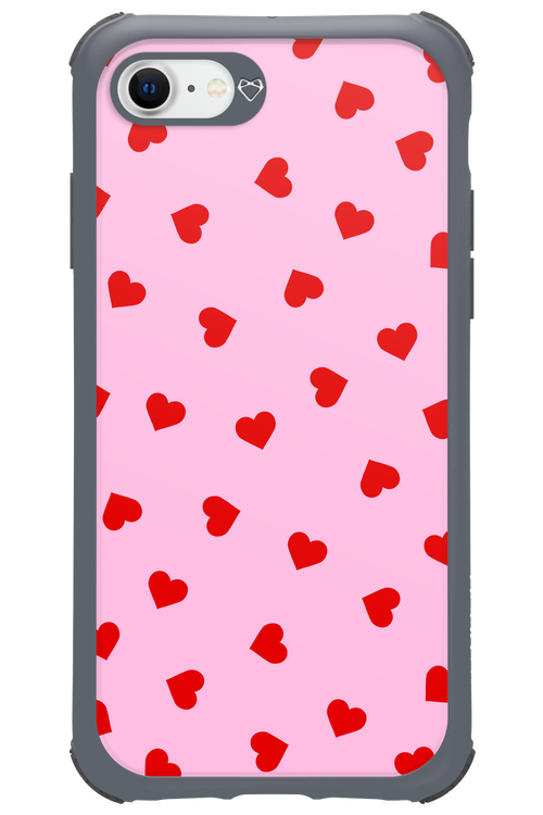 Sprinkle Heart Pink - Apple iPhone SE 2022