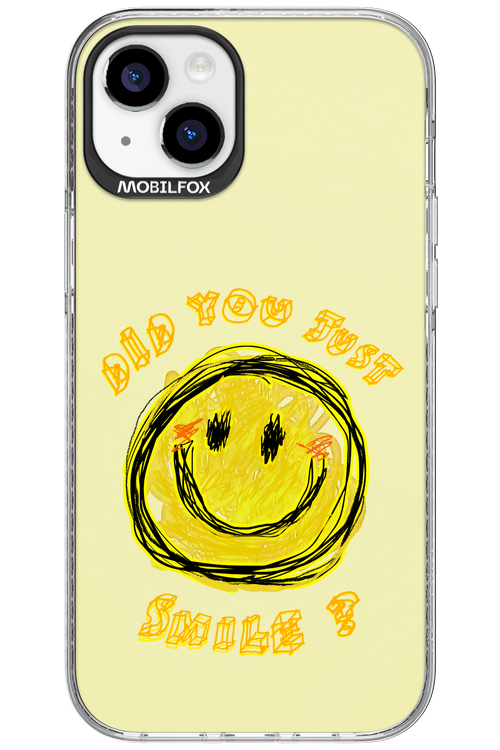 Crayon Smiley - Apple iPhone 15 Plus