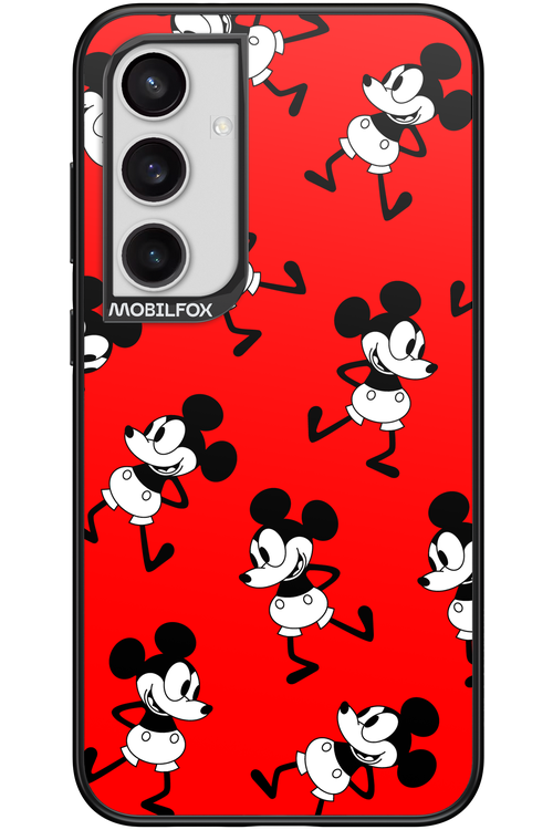 Iconic Mouse (red pattern) - Samsung Galaxy S24+