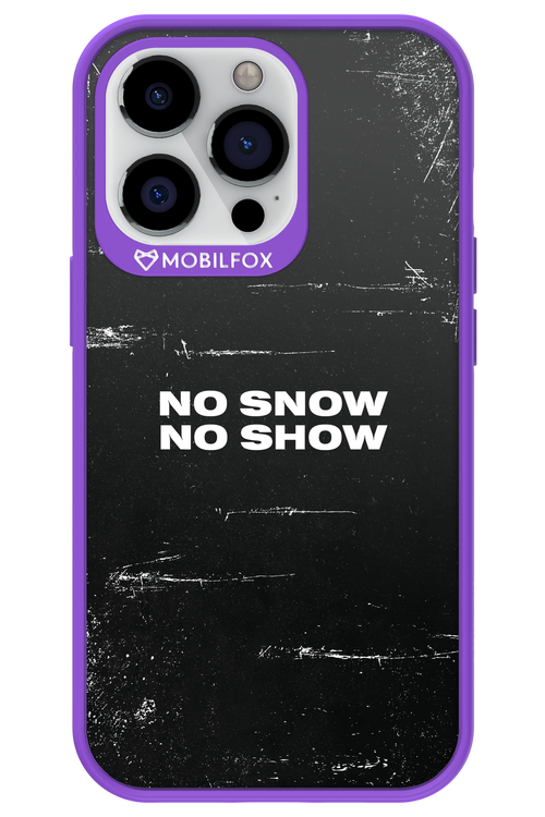 No snow, no show - Apple iPhone 13 Pro