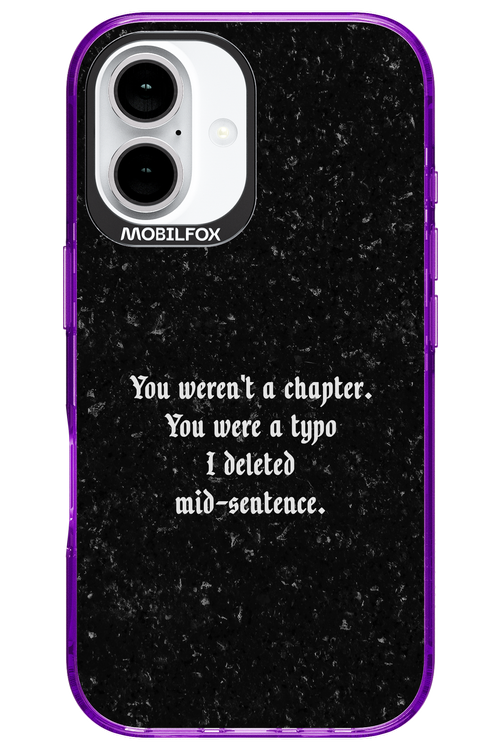 A Typo - Apple iPhone 16