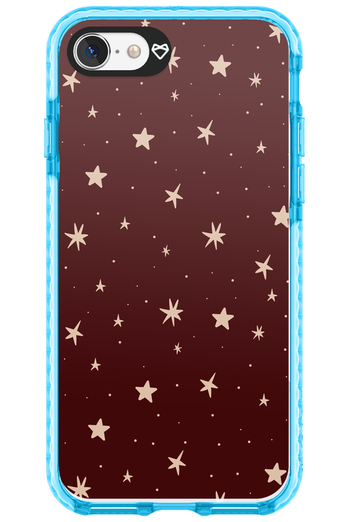 Burgundy Stars - Apple iPhone SE 2020