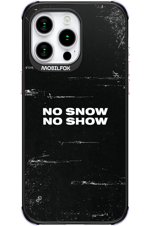 No snow, no show - Apple iPhone 15 Pro Max