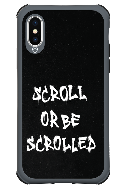 Scroll Black - Apple iPhone X