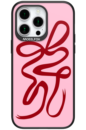 Burgundy Bow - Apple iPhone 15 Pro Max