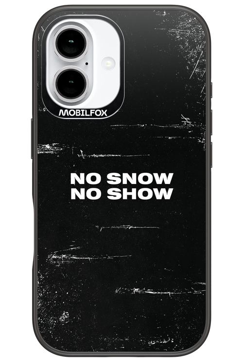 No snow, no show - Apple iPhone 16