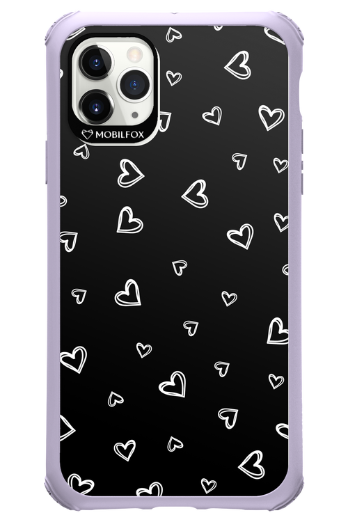Monochrome Hearts 2.0 - Apple iPhone 11 Pro Max