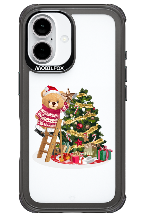 Christmas Bear (Transparent) - Apple iPhone 16