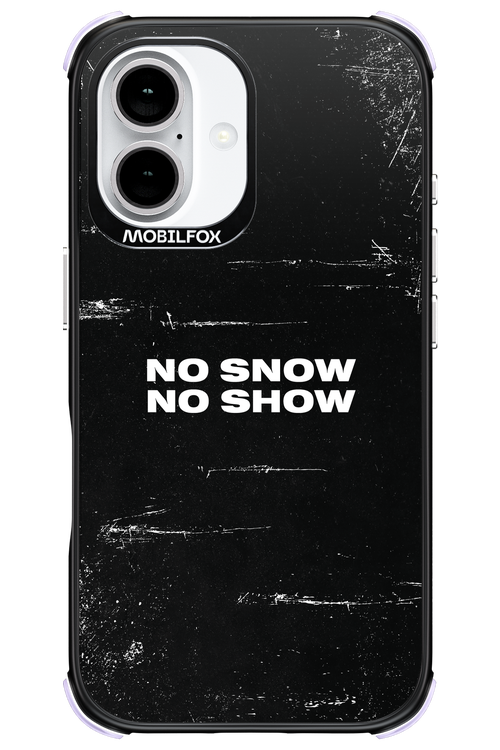 No snow, no show - Apple iPhone 16