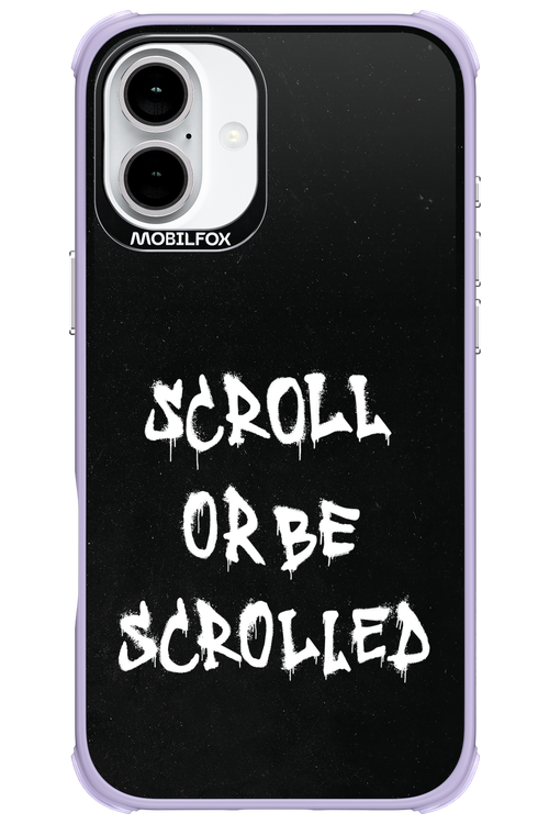 Scroll Black - Apple iPhone 16 Plus