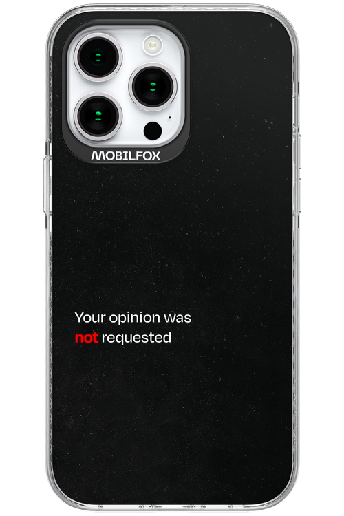 Not Requested 2.0 - Apple iPhone 15 Pro Max
