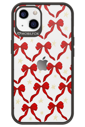 Bow & Stars (Transparent) - Apple iPhone 13