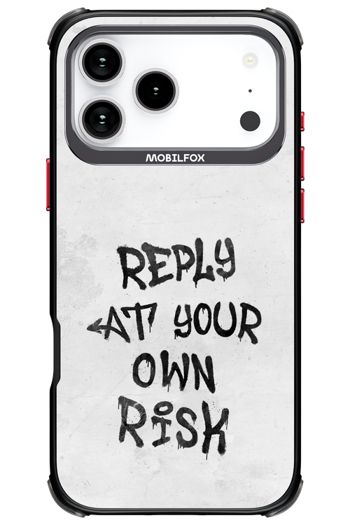 At Your Own Risk 2.0 - Apple iPhone 17 Pro Max