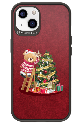 Christmas Bear (Burgundy) - Apple iPhone 13