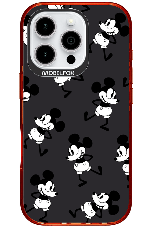 Iconic Mouse (antracite pattern) - Apple iPhone 16 Pro