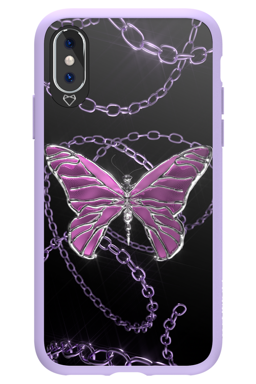 Butterfly Necklace - Apple iPhone XS