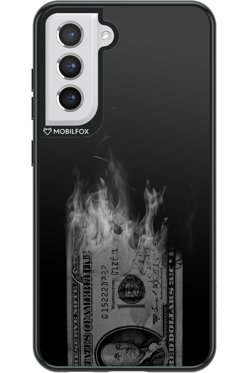 Money Burn B&W 2.0 - Samsung Galaxy S21 FE