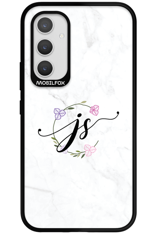 JS Monogram White - Samsung Galaxy A54