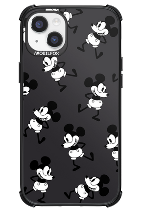 Iconic Mouse (antracite pattern) - Apple iPhone 14 Plus