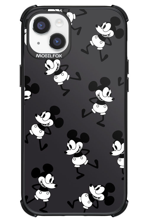 Iconic Mouse (antracite pattern) - Apple iPhone 14 Plus
