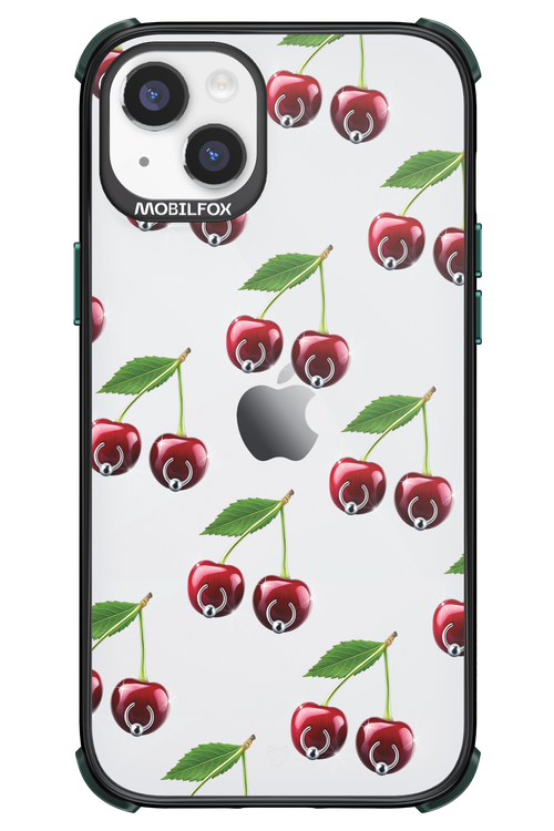 Spicy Cherries Transparent - Apple iPhone 14 Plus