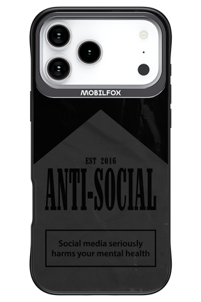 ANTI-SOCIAL (BLVCK) 2.0 - Apple iPhone 17 Pro Max