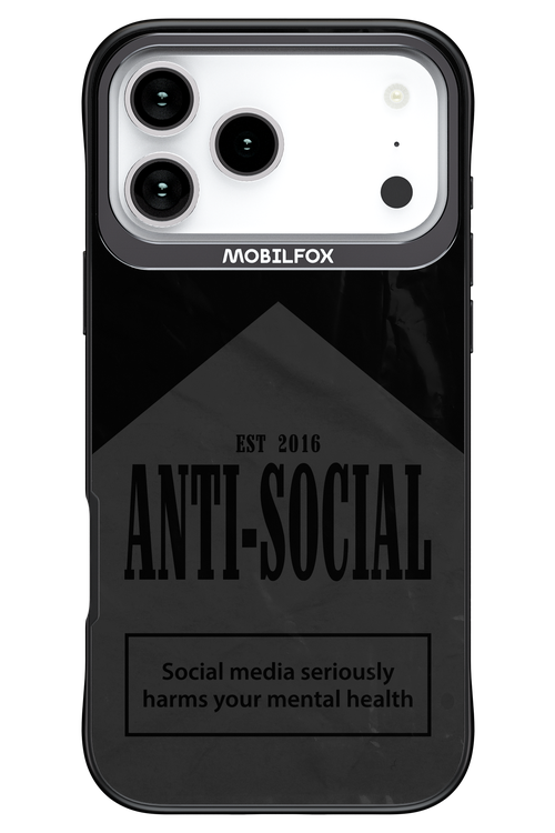 ANTI-SOCIAL (BLVCK) 2.0 - Apple iPhone 17 Pro Max