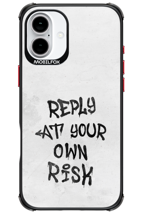 At Your Own Risk 2.0 - Apple iPhone 16 Plus