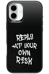 Risk Black - Apple iPhone 16 Plus