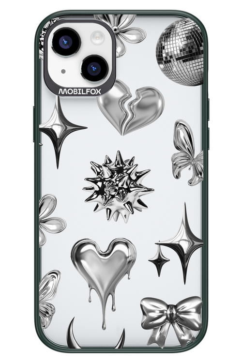 Silver Zone Transparent - Apple iPhone 14 Plus