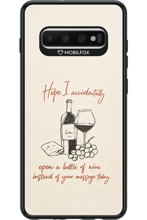 Bottle of wine 2.0 - Samsung Galaxy S10+