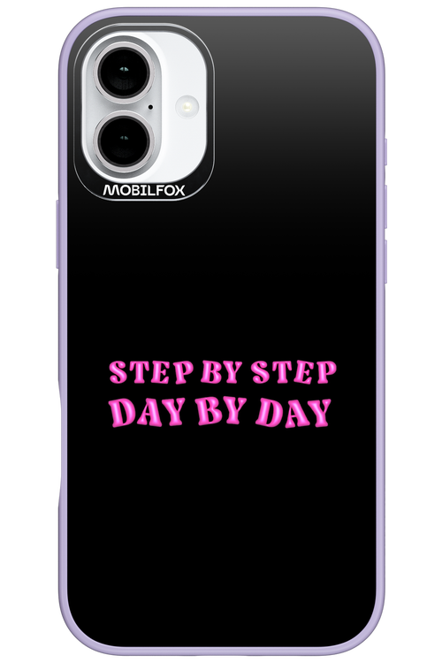 Step by Step Black - Apple iPhone 16 Plus