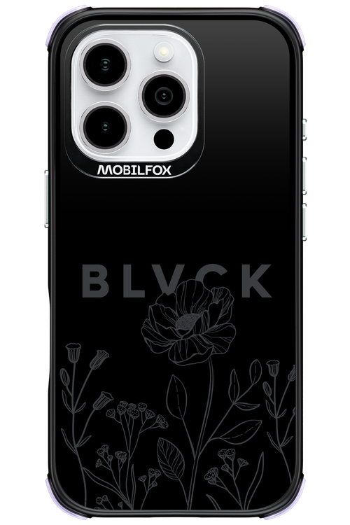 Black Flowers - Apple iPhone 16 Pro