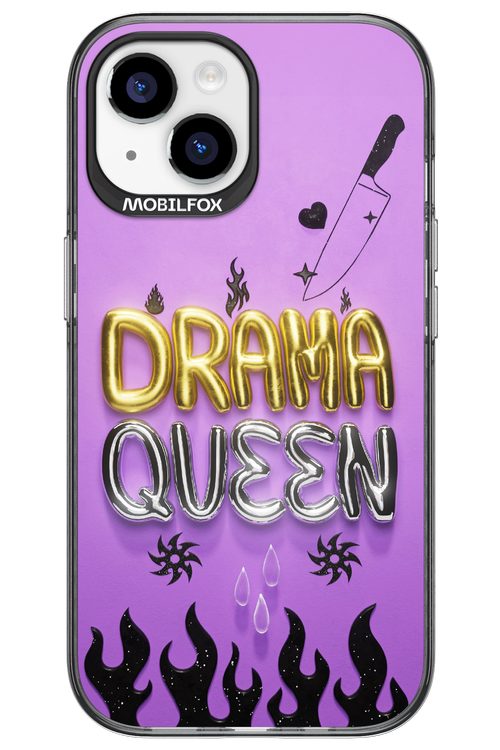 Drama Queen Purple - Apple iPhone 15