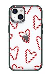 Candy Cane Hearts - Apple iPhone 13