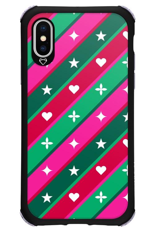 Christmas Stripes - Apple iPhone X