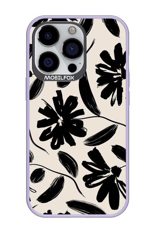Monochrome Flowerss 2.0 - Apple iPhone 13 Pro