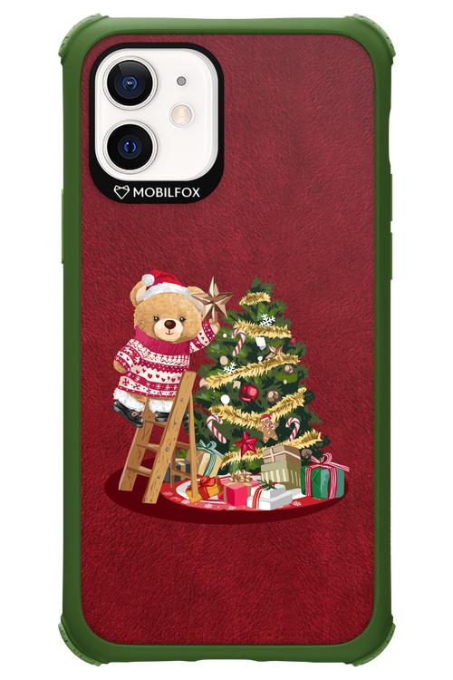 Christmas Bear (Burgundy) - Apple iPhone 12