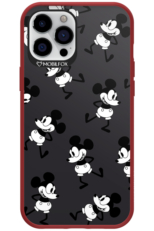 Iconic Mouse (antracite pattern) - Apple iPhone 12 Pro Max