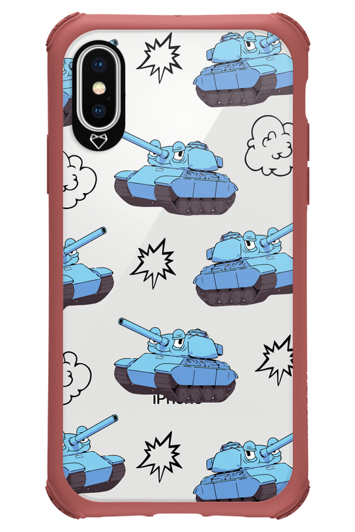Tank Guy Transparent - Apple iPhone XS