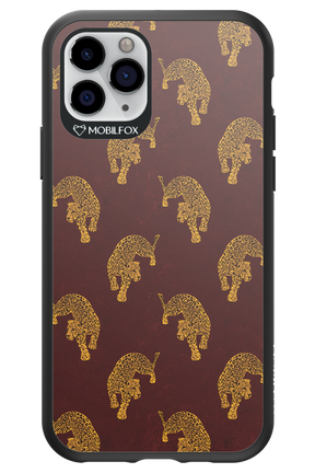 Burgundy Leopard Pattern - Apple iPhone 11 Pro