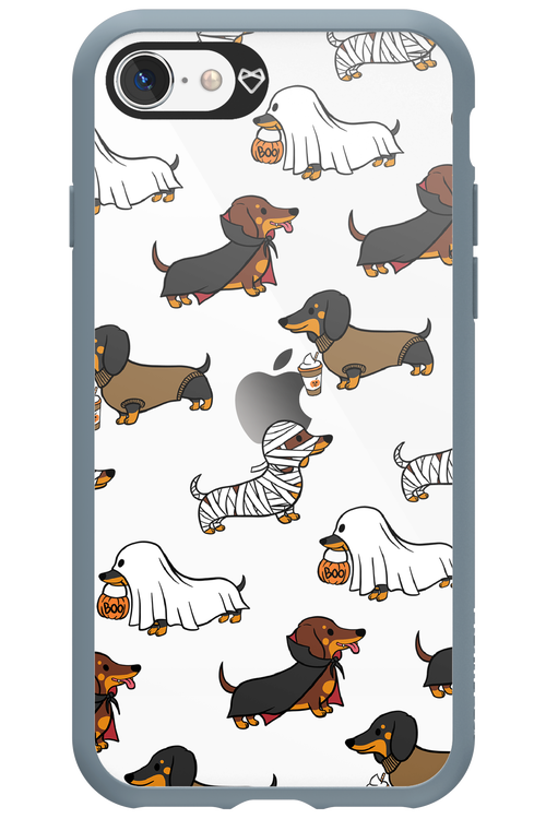 Scary Dachshund (Transparent) - Apple iPhone SE 2022