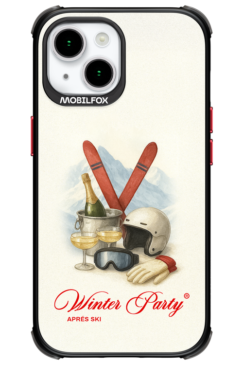 Winter Ski Party - Apple iPhone 15