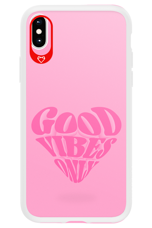 Good Vibes Heart - Apple iPhone XS